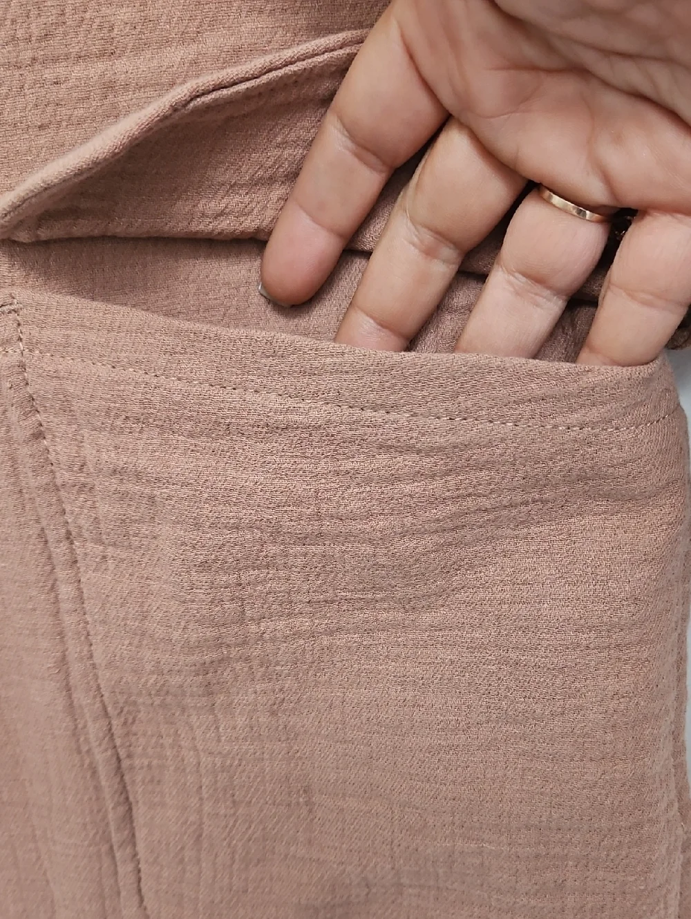 Madewell Cotton-Linen Oversized Relaxed Larsen Blazer in Faded Earth Sz XS - M - Picture 7 of 12